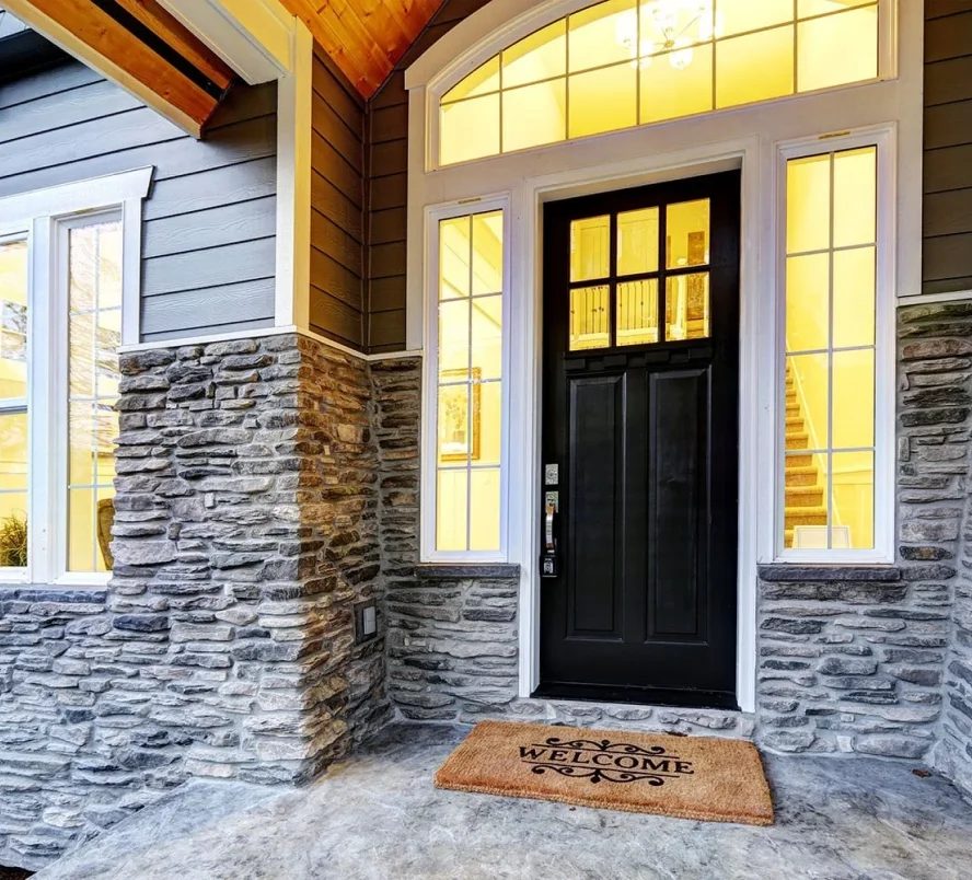 Beautiful veneer stone siding for home remodeling